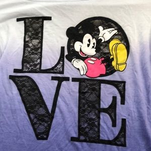 a long sleeve mickey shirt